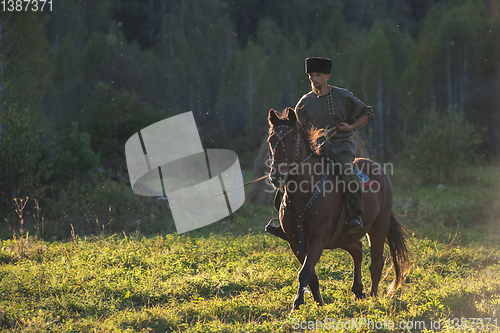 Image of descendants of the Cossacks in the Altai