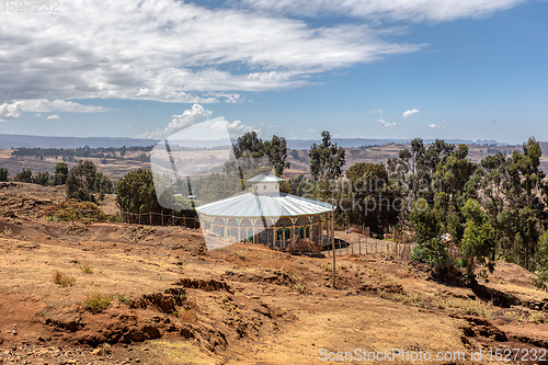 Image of orthodox church in Simien Mountains, Ethiopia