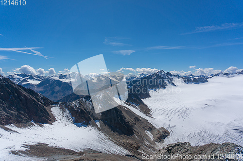 Image of Hight mountain landscape in Tyrol Alps