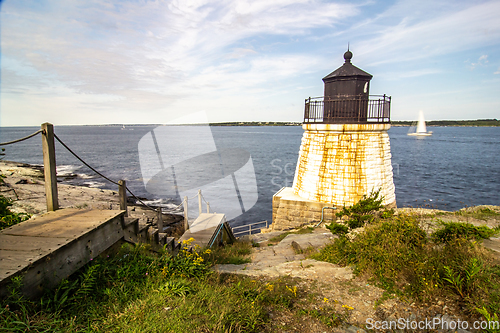 Image of castle hill lighthouse in newport rhode island