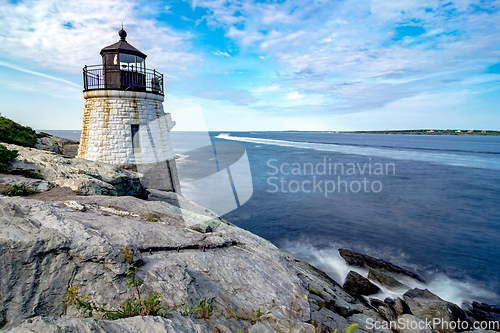 Image of castle hill lighthouse in newport rhode island