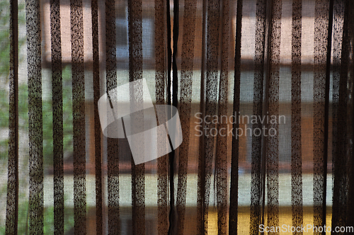 Image of brown curtains