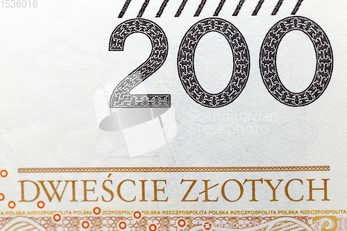 Image of obverse of the zlotys 200