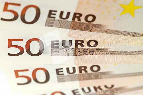 Image of European cash money