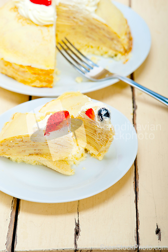 Image of crepe pancake cake