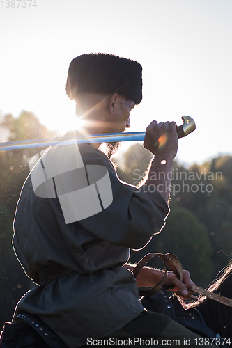 Image of descendants of the Cossacks in the Altai