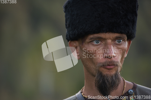 Image of descendants of the Cossacks in the Altai