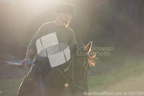 Image of descendants of the Cossacks in the Altai