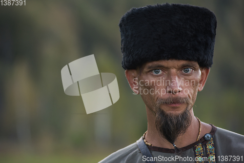 Image of descendants of the Cossacks in the Altai