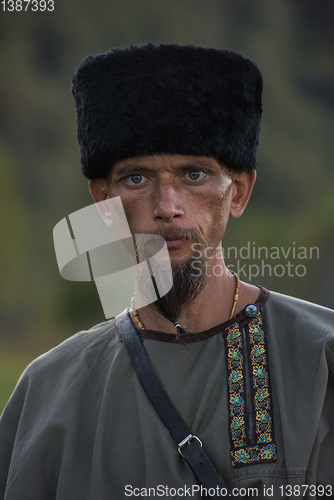 Image of descendants of the Cossacks in the Altai