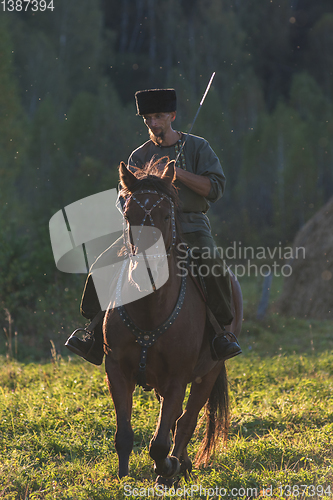 Image of descendants of the Cossacks in the Altai