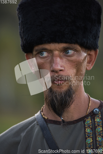 Image of descendants of the Cossacks in the Altai