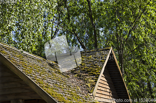 Image of old wooden roof