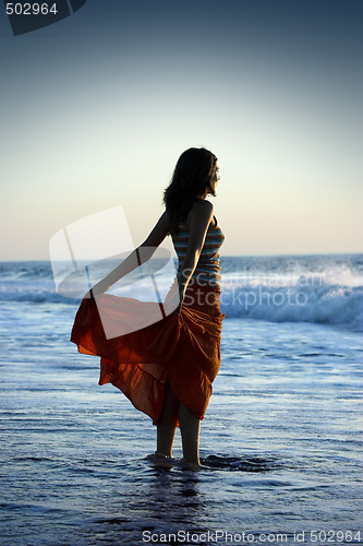 Image of Beach Woman