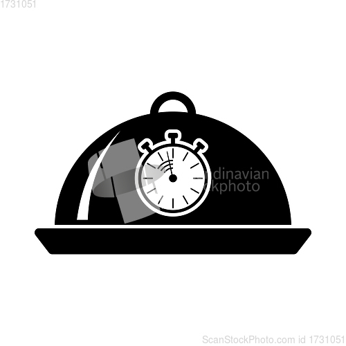 Image of Cloche With Stopwatch Icon