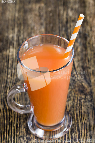 Image of fresh grapefruit juice