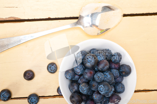 Image of fresh blueberry bowl