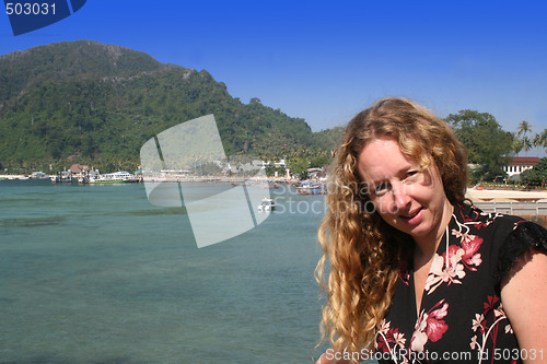 Image of Woman at the beach.