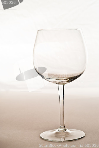 Image of Empty Wine Glass