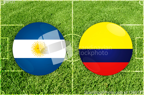 Image of Argentina vs Colombia football match