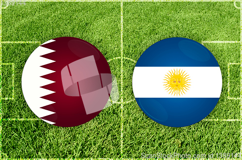 Image of Qatar vs Argentina football match