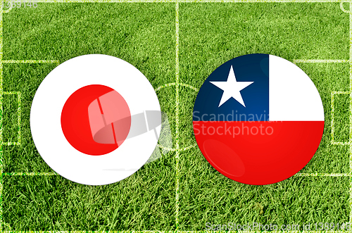 Image of Japan vs Chile football match