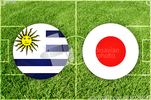 Image of Uruguay vs Japan football match