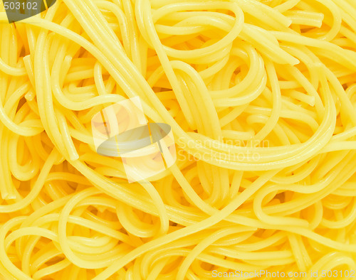 Image of cooked  Italian pasta Spaghetti background