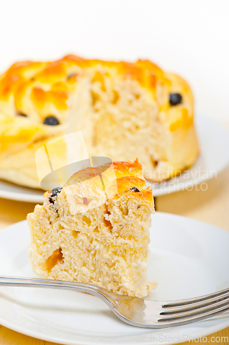 Image of blueberry bread cake dessert