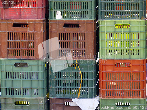 Image of plastic boxes