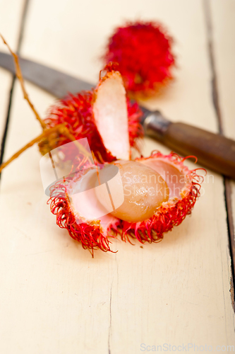 Image of fresh rambutan fruits