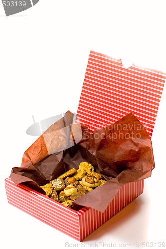 Image of box with cookies