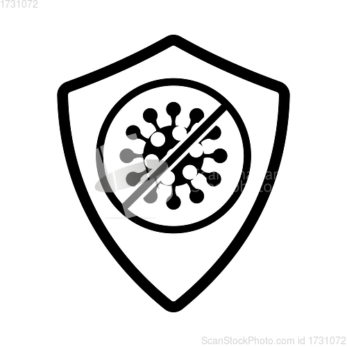 Image of Shield From Coronavirus Icon