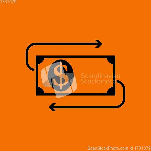 Image of Cash Back Dollar Banknote Icon