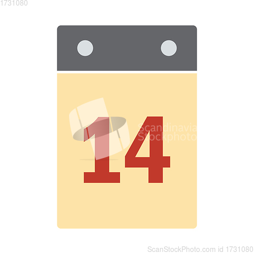 Image of Valentine Day Calendar Icon