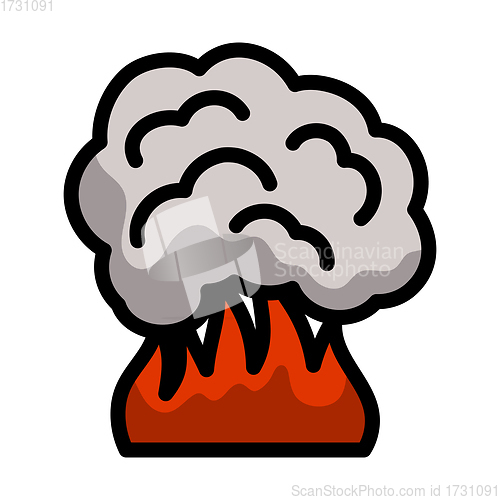 Image of Fire And Smoke Icon