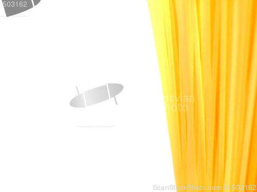 Image of Uncooked Italian pasta Spaghetti background