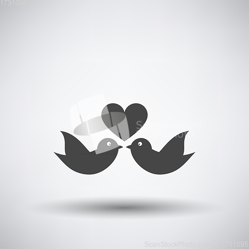 Image of Dove With Heart Icon