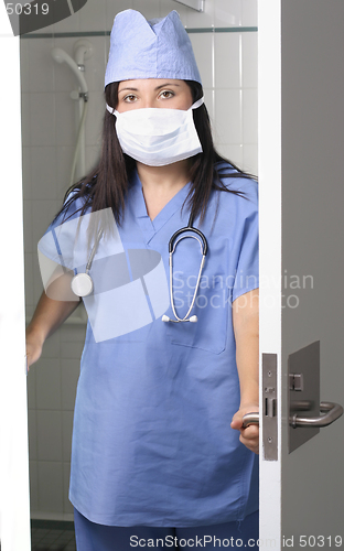 Image of Surgeon in Scrubs