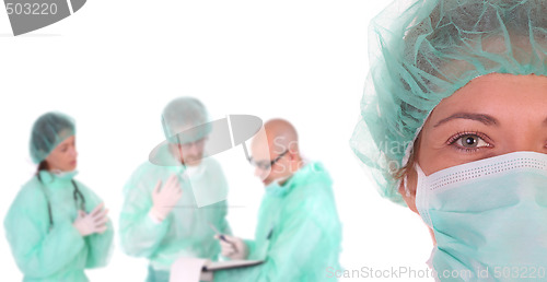Image of successful healthcare workers 