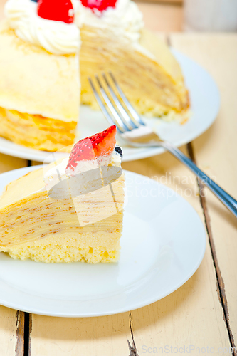 Image of crepe pancake cake