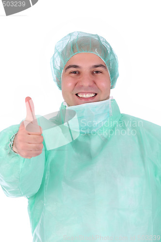 Image of surgeon happy 