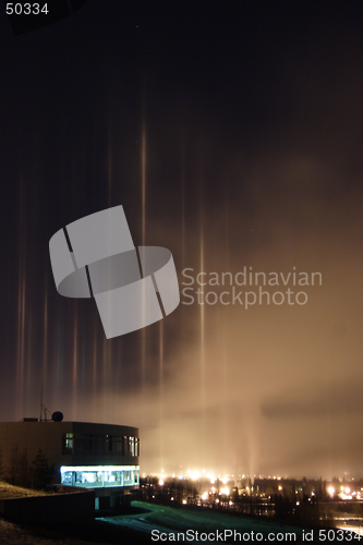 Image of Light pillars