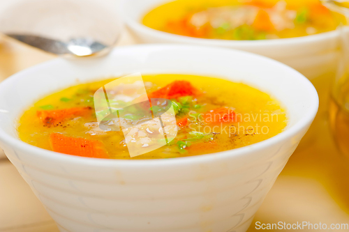 Image of Syrian barley broth soup Aleppo style