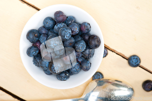 Image of fresh blueberry bowl