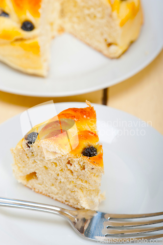 Image of blueberry bread cake dessert