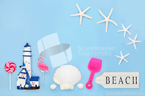 Image of Summer Vacation Seaside and Beach Decorations