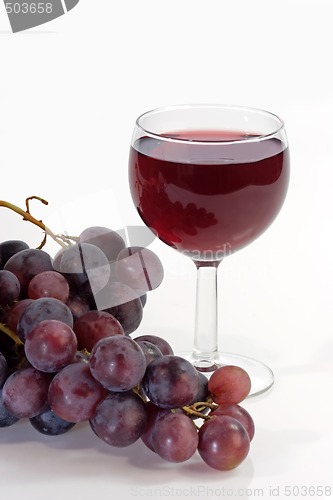 Image of Glass of red wine