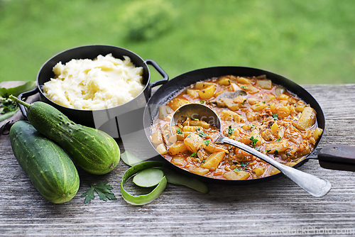 Image of Cucumber sauce Slovenian food