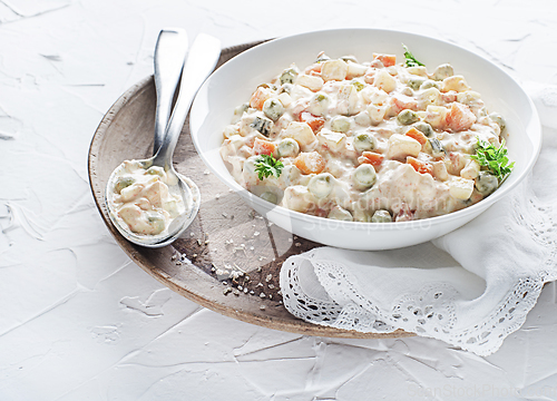 Image of Russian salad olivier french salad 